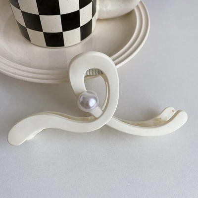 Vintage Coffee Hair Claws Μοντέρνα γεωμετρικά κούφια κλιπ για τα μαλλιά Crab Barrettes Shark Clip Αξεσουάρ μαλλιών για γυναίκες για πάρτι