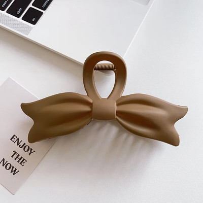 Vintage Coffee Hair Claws Μοντέρνα γεωμετρικά κούφια κλιπ για τα μαλλιά Crab Barrettes Shark Clip Αξεσουάρ μαλλιών για γυναίκες για πάρτι