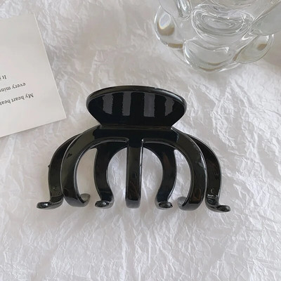 Vintage Coffee Hair Claws Μοντέρνα γεωμετρικά κούφια κλιπ για τα μαλλιά Crab Barrettes Shark Clip Αξεσουάρ μαλλιών για γυναίκες για πάρτι