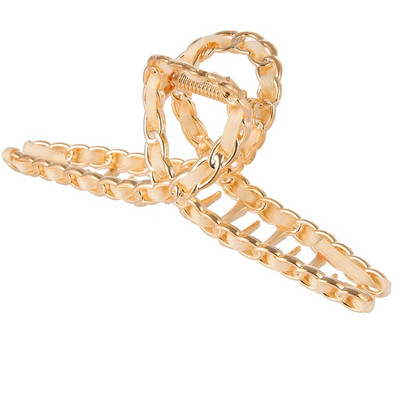 IPARAM 2021 New Ins Metal HollowGeometric Hair Claw Ladies Cross Crab Bath Clip for Women Fashion Girl Headwear
