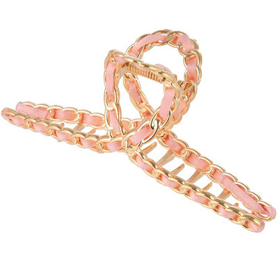 IPARAM 2021 New Ins Metal HollowGeometric Hair Claw Ladies Cross Crab Bath Clip for Women Fashion Girl Headwear