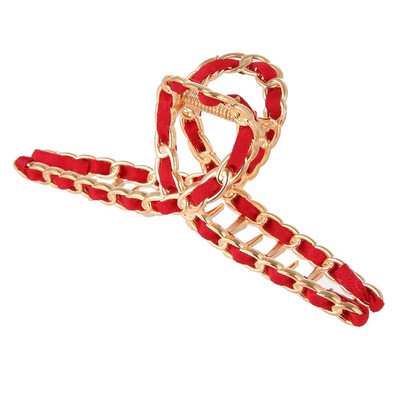 IPARAM 2021 New Ins Metal HollowGeometric Hair Claw Ladies Cross Crab Bath Clip for Women Fashion Girl Headwear