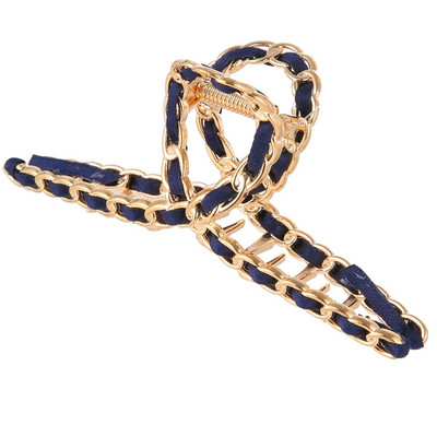 IPARAM 2021 New Ins Metal HollowGeometric Hair Claw Ladies Cross Crab Bath Clip for Women Fashion Girl Headwear