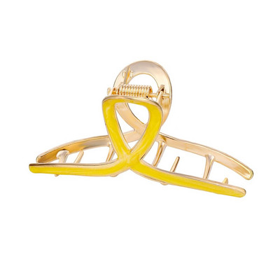IPARAM 2021 New Ins Metal HollowGeometric Hair Claw Ladies Cross Crab Bath Clip for Women Fashion Girl Headwear