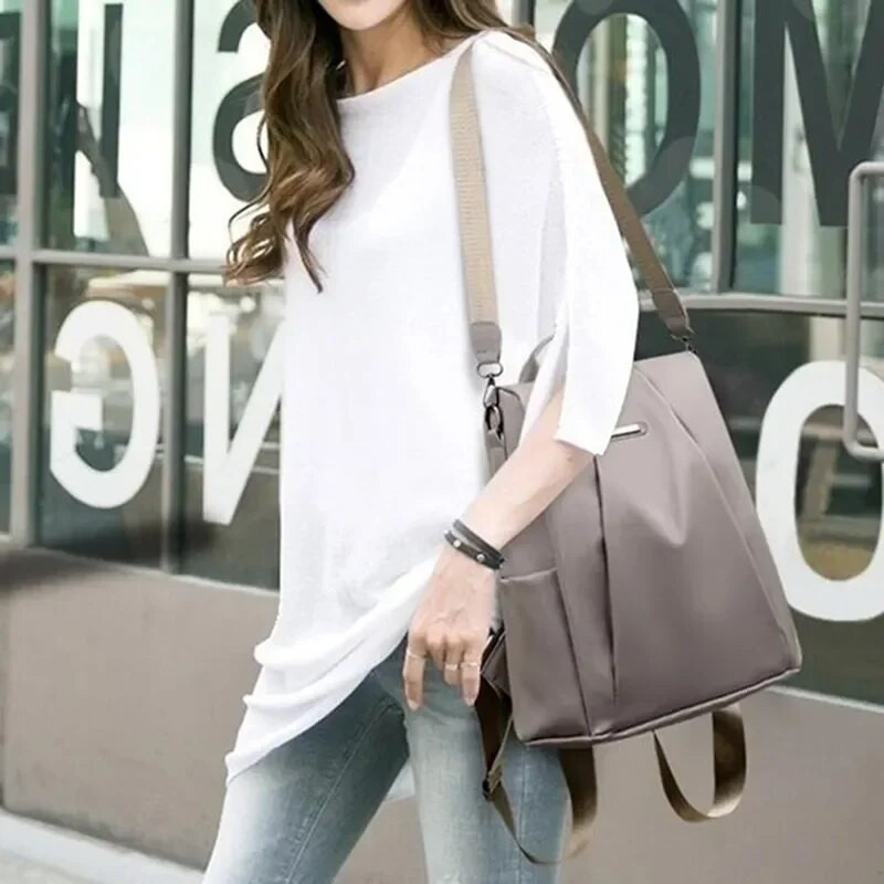 Раница против кражба Дамски раници Модна многофункционална раница за пътуване Водоустойчива чанта с голям капацитет Дамска ученическа чанта