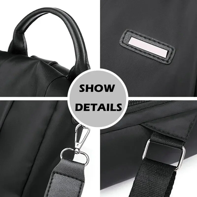 Раница против кражба Дамски раници Модна многофункционална раница за пътуване Водоустойчива чанта с голям капацитет Дамска ученическа чанта