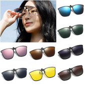 Γυναικεία γυαλιά ηλίου με κλιπ Polarized Optical Glasses Clip Diamond Cut Mirror Glasses Anti-UV Driving γυαλιά ηλίου 2023 Μοντέρνα Νέα