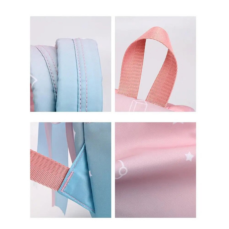 Корейска модна раница Водоустойчива дамска корона и луна с печат против кражба Чанта за пътуване на открито Раници за къмпинг Ученическа чанта