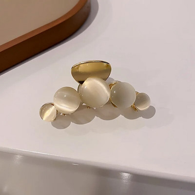 AOMU 2020 New Hyperbole Big Pearls Ακρυλικά κλιπ για νύχια μαλλιών Μεγάλο μέγεθος Μακιγιάζ Βαρέτες styling μαλλιών για γυναικεία αξεσουάρ μαλλιών