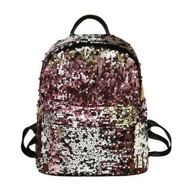 Αδιάβροχο σακίδιο πλάτης Girl Bage Students Sequin Backpack Τσάντα ταξιδιού Teenagers Bags Γυναικεία τσάντα εξωτερικού χώρου Αντικλεπτική τσάντα