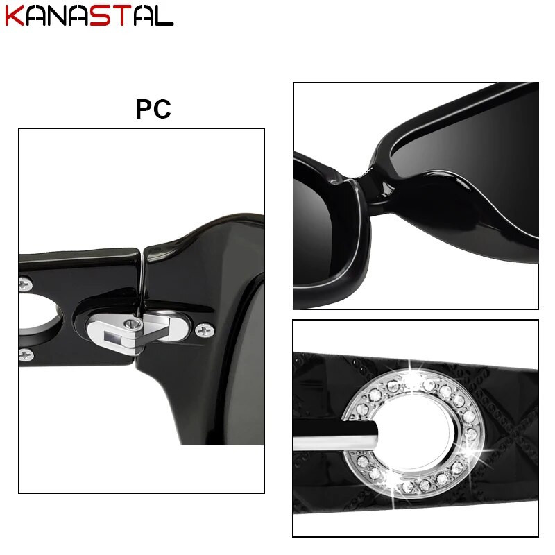 Дамски поляризирани слънчеви очила UV400 ретро диамантена рамка с пеперуда очила модно облекло слънцезащитни очила дамски слънчеви очила за пътуване