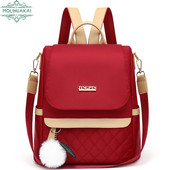 Fashion Nylon Mochila Trend μονόχρωμο Γυναικείο σακίδιο πλάτης Αντικλεπτική τσάντα ταξιδιού Σχολικές τσάντες Kawaii Bookbag Bolsa Feminina