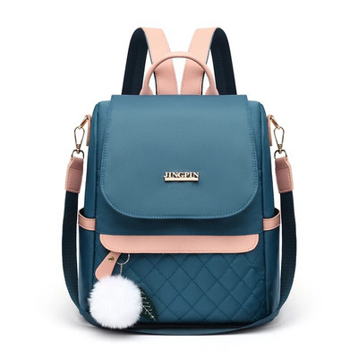 Fashion Nylon Mochila Trend μονόχρωμο Γυναικείο σακίδιο πλάτης Αντικλεπτική τσάντα ταξιδιού Σχολικές τσάντες Kawaii Bookbag Bolsa Feminina