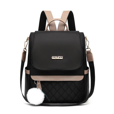 Fashion Nylon Mochila Trend μονόχρωμο Γυναικείο σακίδιο πλάτης Αντικλεπτική τσάντα ταξιδιού Σχολικές τσάντες Kawaii Bookbag Bolsa Feminina