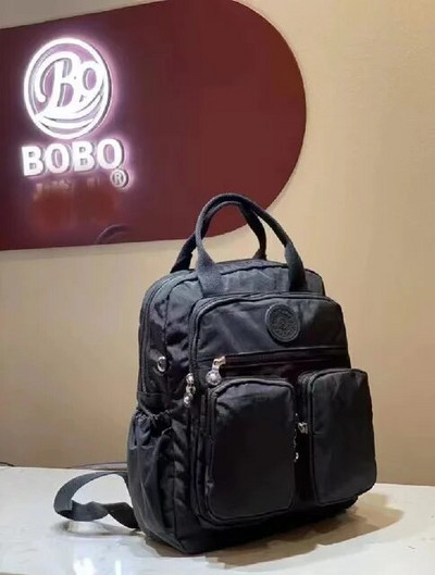 Σακίδιο πλάτης Ιαπωνικό γυναικείο Casual ελαφρύ νάιλον αδιάβροχο σακίδιο ταξιδιού με πολλές τσέπες με τσάντα υπολογιστή 14 ιντσών