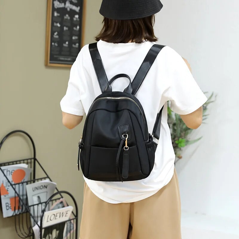 Дамска оксфордска раница против кражба сива черна модна водоустойчива ученическа чанта Ежедневна голяма вместимост за пътуване Mochila момиче Bolsa