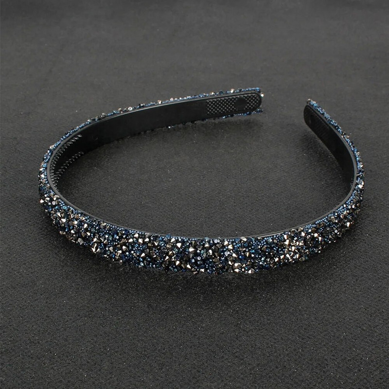 Дамска прическа за глава Обикновена луксозна обръч за коса със симулирана перла Кристални ленти за коса Аксесоари за коса Перлени ленти за глава