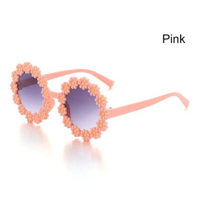 Fashion Disco Party Adults Shades Γυαλιά ηλίου λουλούδι Γυαλιά ηλίου Daisy για γυναίκες Στρογγυλός σκελετός