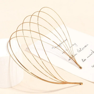 Πολυστρωματικό χρυσό Halo Crown Headband Hollow Goddess Hairbands Γυναικεία Μόδα Tiara Party Headpiece Αξεσουάρ μαλλιών