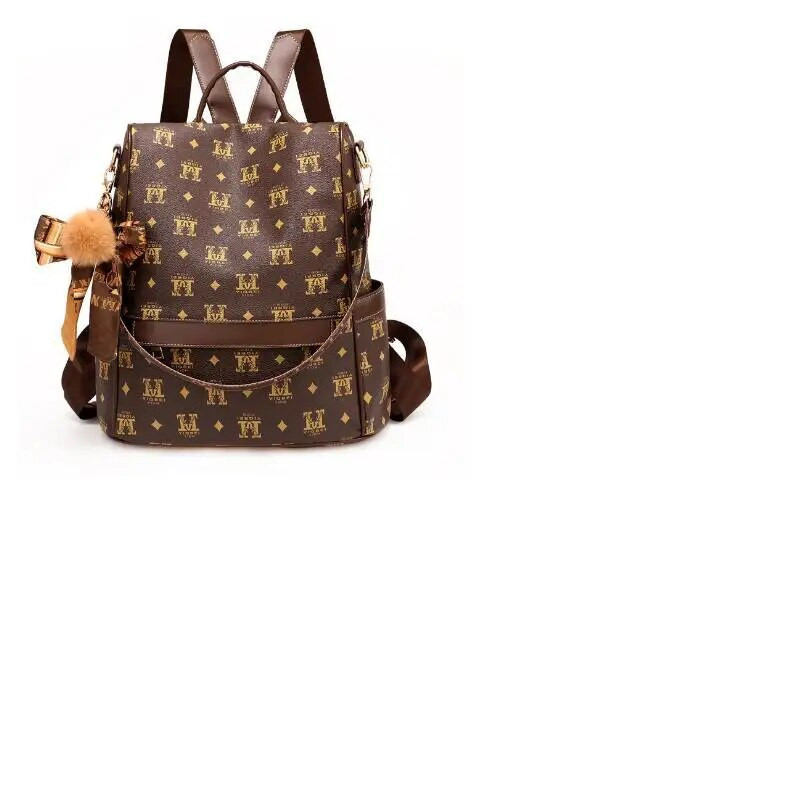 Novi korejski modni mekani kožni ženski ruksak velikog kapaciteta Putna torba protiv krađe Školska torba Ženske ležerne torbe na rame