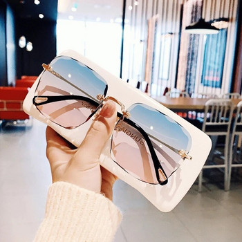 NONOR zonnebril dame Нови дамски слънчеви очила без рамки UV400 Маркови дизайнерски висококачествени градиентни слънчеви очила Женски oculos