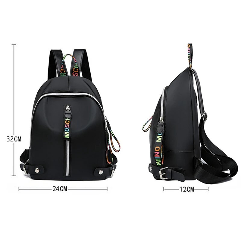 Нова дамска раница с двойно рамо с двойни рамена, многофункционална, с двойно предназначение, дамска раница против кражба, колан за пътуване на открито, висулка