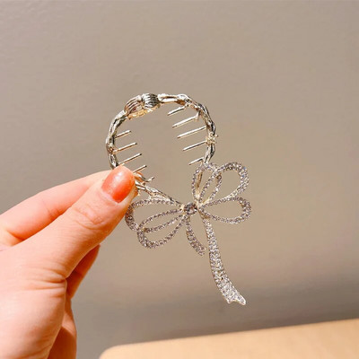New Angel Wings Pearl Rhinestone Tassel Pill Head Ponytail πόρπη Κλιπ μαλλιών Γυναικεία Κορεάτικη κάρτα μαλλιών Αξεσουάρ μαλλιών
