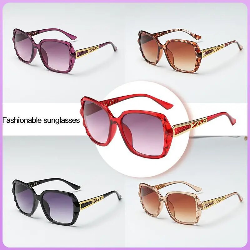Sunčane naočale bez okvira za žene Ljetne sunčane naočale s UV zaštitom s dijamantima Vintage osobnost Sunčane naočale za djevojke