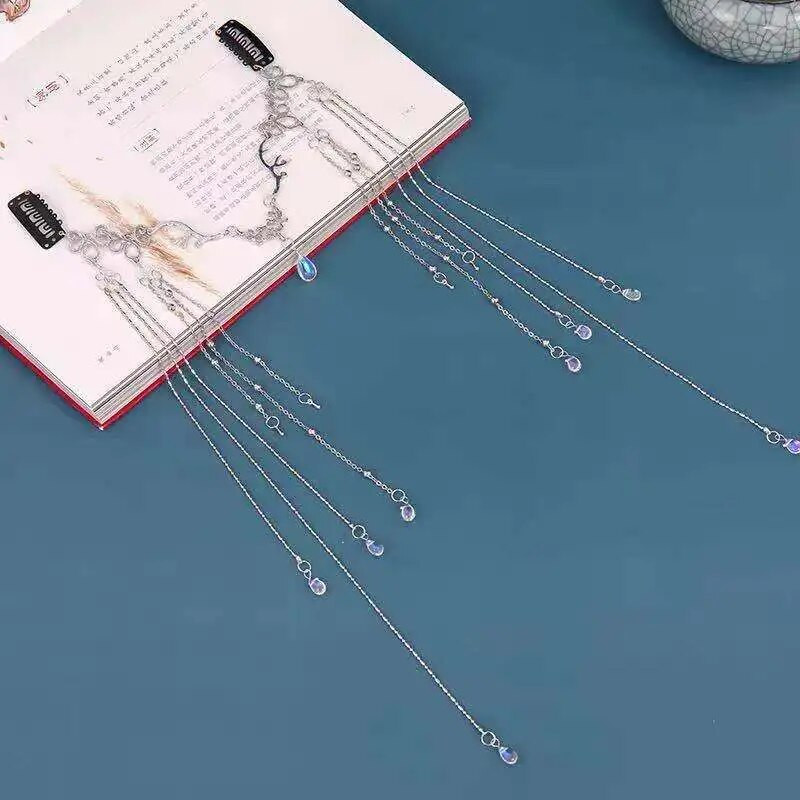 Besmrtni u srcu retro, ručno rađena kapljica vode, rese, zavjesa za lice, čelo, obrva, privjesak, ukras za kosu