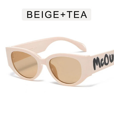INS Cat Eye Γυναικεία γυαλιά ηλίου Vintage επώνυμα σχεδιαστής Γυναικεία γυαλιά ηλίου πολυτελείας Mcqueen Gafas De Mujer Small Frame Sungalsses Women