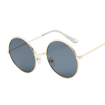 2019 ретро кръгли розови слънчеви очила дамски маркови дизайнерски слънчеви очила за жени алуминиеви огледални женски Oculos De Sol черни