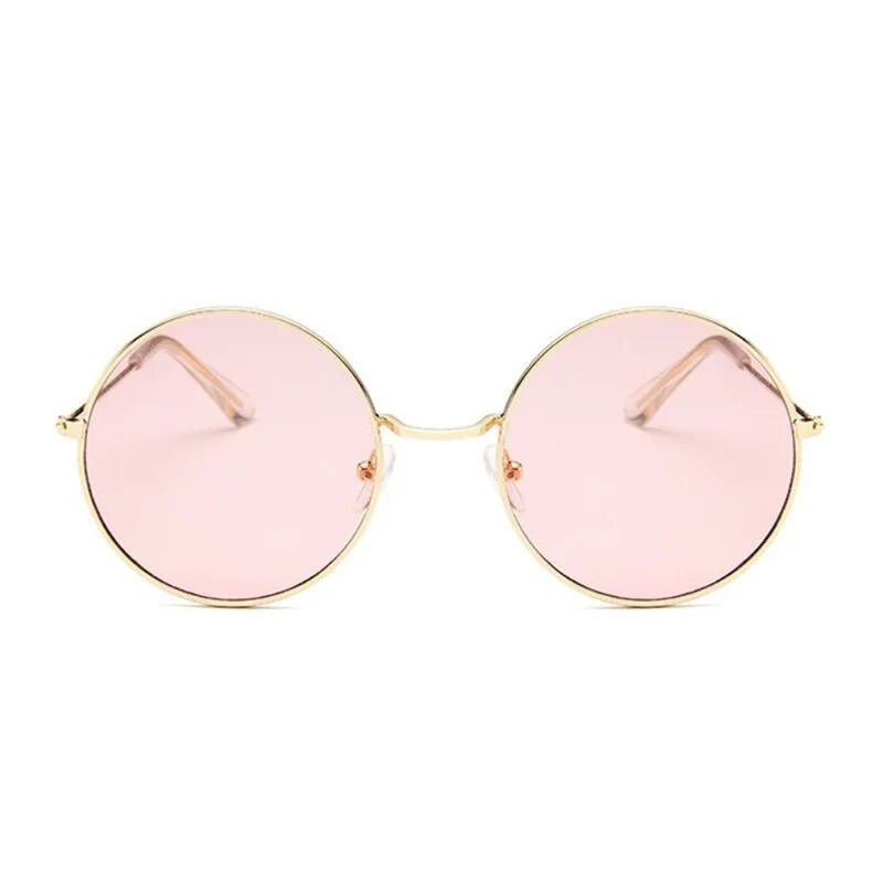 2019 Retro ümmargused roosad päikeseprillid naistele brändi disain päikeseprillid naistele sulamist peegel, naiste Oculos De Sol Black
