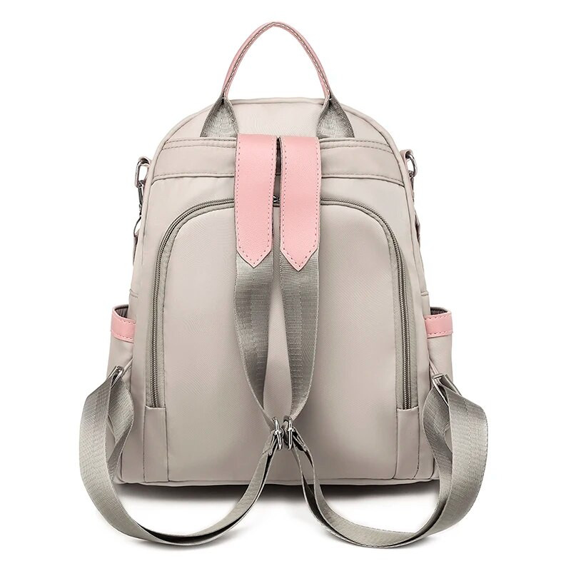 Ženski ruksak sažetih specifikacija, neutralna torba, torba, torba, torba, dizajn protiv krađe i vodootporan Oxford ruksak za putovanja