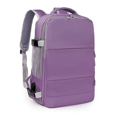 Rucsac de călătorie pentru femei pentru avion Geantă multifuncțională ușoară cu bagaje, încărcare USB, laptop, rucsac antifurt impermeabil