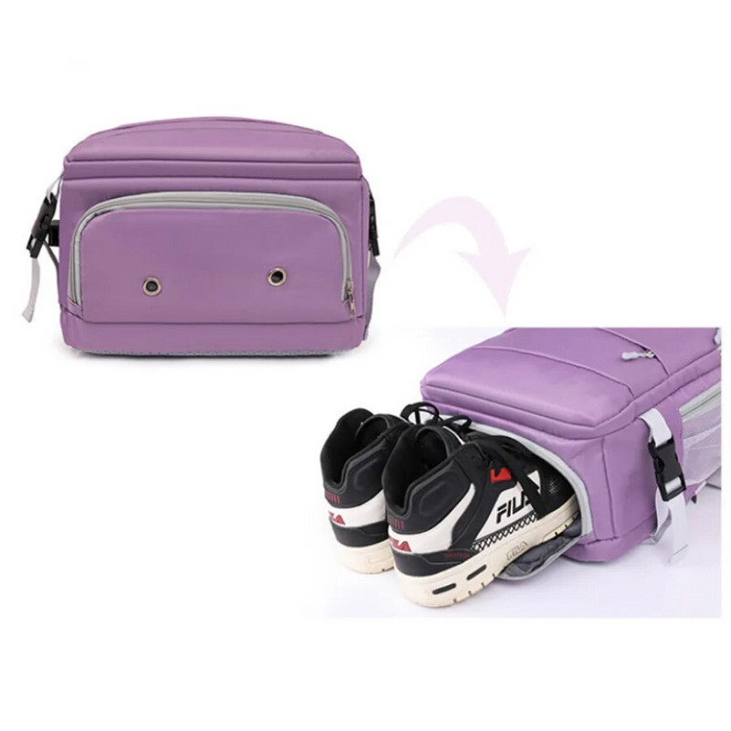 Rucsac de călătorie pentru femei pentru avion Geantă multifuncțională ușoară cu bagaje, încărcare USB, laptop, rucsac antifurt impermeabil