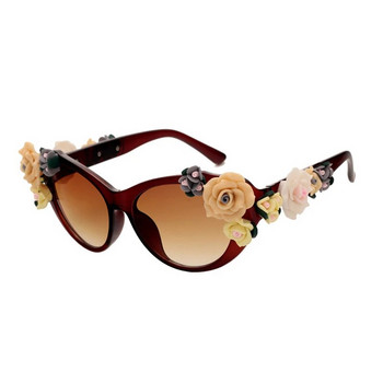 Очарователни цветни модни слънчеви очила с котешко око Дамски Oculos Vintage Котешки очила Маркови дизайнерски сенки за мъжки очила UV400 O259