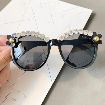 Γοητευτικά Flower Fashion Cat Eye Γυναικεία γυαλιά ηλίου Oculos Vintage Cat Eyes Γυαλιά Μάρκας σχεδιαστής Ανδρικά γυαλιά οράσεως αποχρώσεις UV400 O259