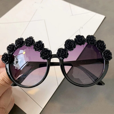 Γοητευτικά Flower Fashion Cat Eye Γυναικεία γυαλιά ηλίου Oculos Vintage Cat Eyes Γυαλιά Μάρκας σχεδιαστής Ανδρικά γυαλιά οράσεως αποχρώσεις UV400 O259
