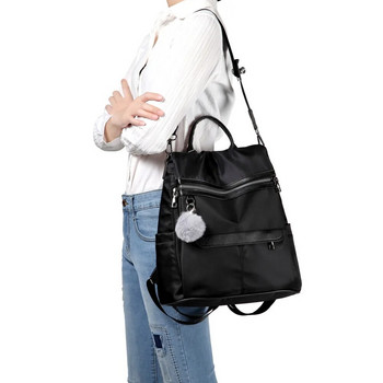 Αντικλεπτικά γυναικεία σακίδια πλάτης Αδιάβροχο Oxford Backpack για κορίτσια Σακίδιο πλάτης διάσημης μάρκας Γυναικείο σακίδιο πλάτης μεγάλης χωρητικότητας μαύρο