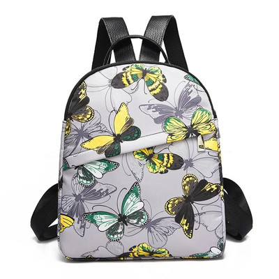 Oxford Butterfly Appliques Backpack Γυναικεία Τσάντες ώμου πολλαπλών λειτουργιών Patchwork Αντικλεπτική Σχολική τσάντα πλάτης Patchwork