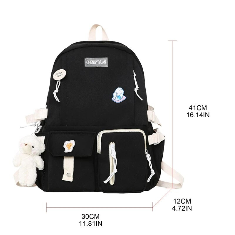 Naiste armas seljakott, nailonist koolikott teismelistele tüdrukutele, suure mahutavusega seljakott, multikas õpilase päevakott Drop Shipping