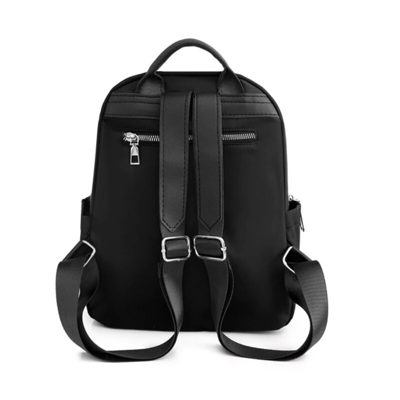 Ženski jednostavni mali ruksak za odrasle tinejdžere Školski putni ruksak za studente Torba za knjige velikog kapaciteta Ležerna najlonska ruksak protiv krađe