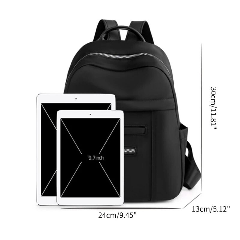 Ženski jednostavni mali ruksak za odrasle tinejdžere Školski putni ruksak za studente Torba za knjige velikog kapaciteta Ležerna najlonska ruksak protiv krađe