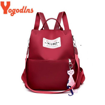 Yogodlns Γυναικεία Oxford Backpack Preppy Style Teenage Girls Shoulder Bag Σακίδια πλάτης Νέου σχεδίου Σακίδιο πλάτης Daypack Αντικλεπτικές τσάντες