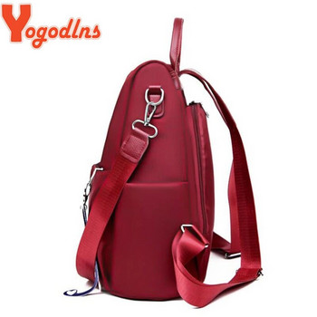 Yogodlns Γυναικεία Oxford Backpack Preppy Style Teenage Girls Shoulder Bag Σακίδια πλάτης Νέου σχεδίου Σακίδιο πλάτης Daypack Αντικλεπτικές τσάντες