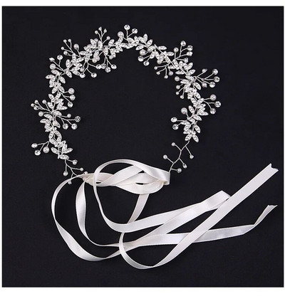 Κρυστάλλινο μαργαριτάρι λουλούδι στεφάνι νύφης νυφικό στεφάνι κεφαλή παιδικό στεφάνι αξεσουάρ κεφαλής