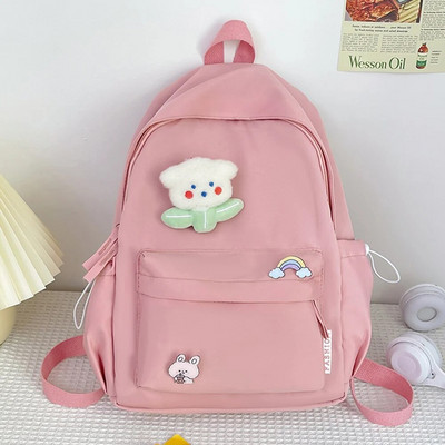 Putna torba velikog kapaciteta za djevojčice Učenička ruksak Najlonska školska torba Modni ruksak s više džepova Školska torba protiv krađe