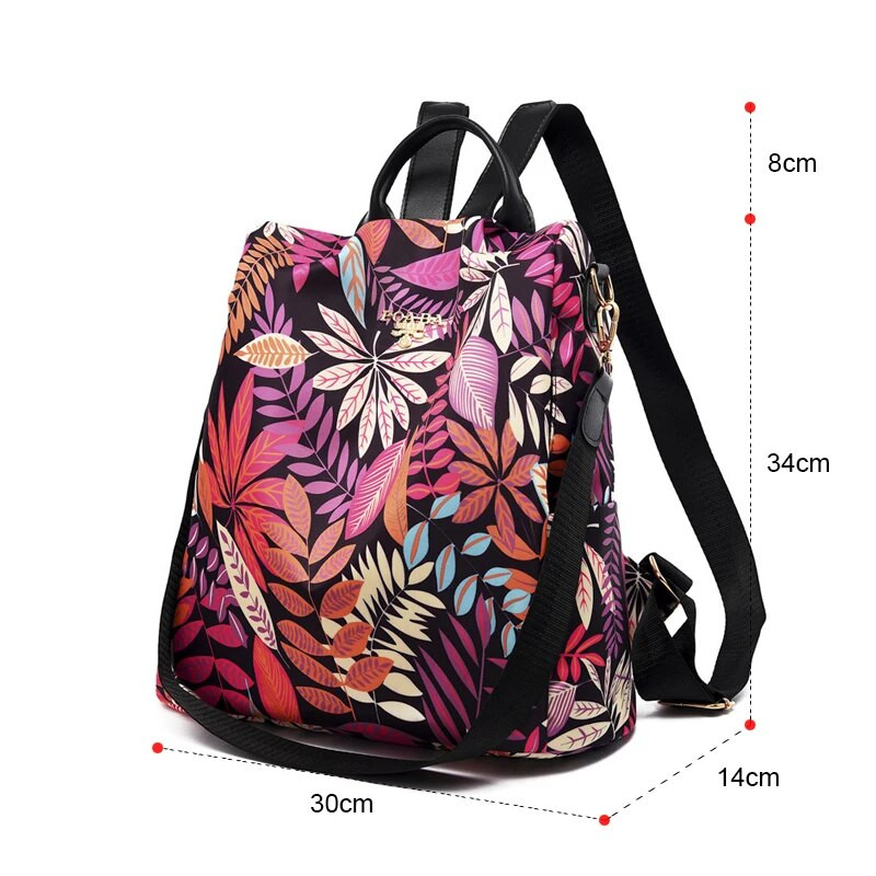 Visokokvalitetni vodootporni ženski ruksak Oxford, modni ženski ruksaci protiv krađe, ženski ruksak velikog kapaciteta poznatog brenda