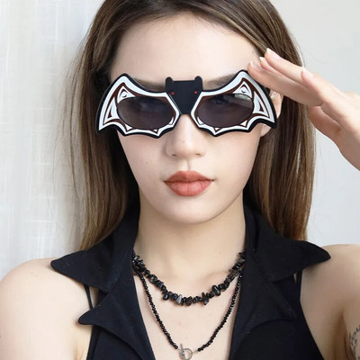Unisex Γυαλιά ηλίου Halloween Party Bat Γυαλιά Αστεία Προσωποποιημένα Party Γυαλιά ηλίου Ρετρό Διακοσμητικά γυαλιά σε σχήμα νυχτερίδας