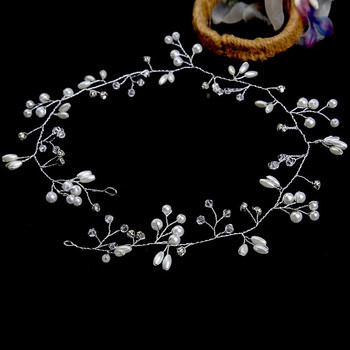 50 см акрилна кристална завеса за коса, гирлянда Droprain Bead Branch String Crystal Bead Консумативи за декорация на сватбено парти